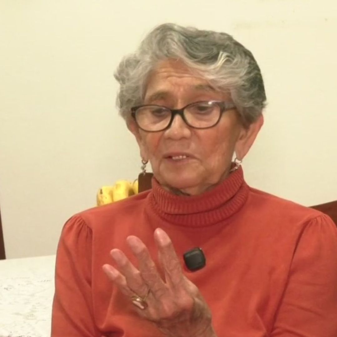 La señora Ebelia, de 87 años ha sido agredida por sus familiares.